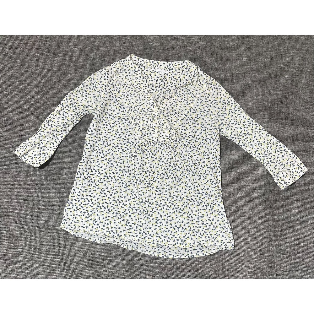 Gap Women's S Pull Over Split V Neck Blouse - Picture 1 of 11